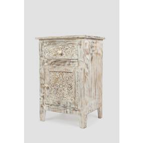 Global Archive Hand Carved Accent Table - Jofran 1730-50