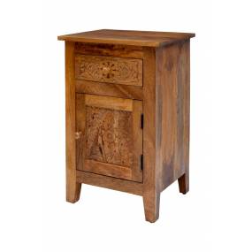 Global Archive Hand Carved Accent Table - Jofran 1730-51