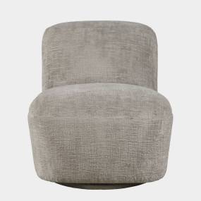 Josie Upholstered Contemporary Casual Swivel Accent Chair - Jofran JOSIE-SW-GREY