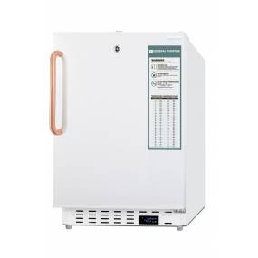 Built-in ADA compliant vaccine all-freezer with copper handle and lock - Summit Appliance ADA305AFTBC