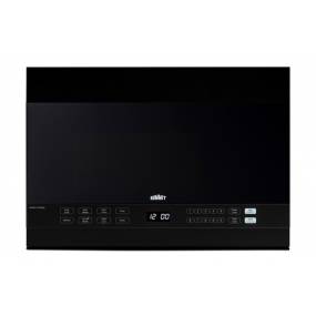 24" wide over-the-range microwave with hood in black - Summit Appliance MHOTR242B