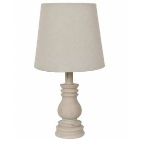 Crestview Collection Cassie 15"H Resin Table Lamp in off-white - Crestview Collection AVP803TZSSNG