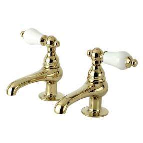 Kingston Brass CC5L2 Basin Faucet (1)CCPL2CSC (1)CCPL2CSH, Polished Brass - Kingston Brass CC5L2