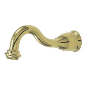 Kingston Brass K1687A2 Shower Scape 6" Tub Spout, Polished Brass - Kingston Brass K1687A2