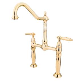 Kingston Brass KS1072GL Vessel Sink Faucet, Polished Brass - Kingston Brass KS1072GL