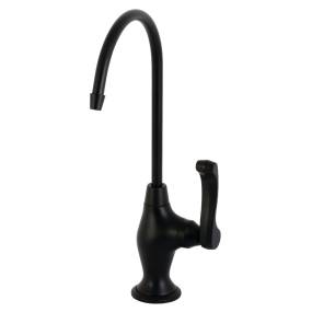 Kingston Brass KS3190FL Royale Single Handle Water Filtration Faucet, Matte Black - Kingston Brass KS3190FL