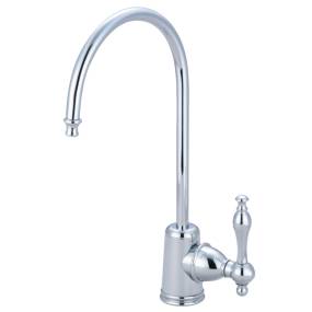 Kingston Brass KS7191NL Naples Single Handle Water Filtration Faucet, Polished Chrome - Kingston Brass KS7191NL