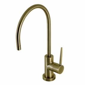 Kingston Brass KS8193NYL New York Single-Handle Cold Water Filtration Faucet, Antique Brass - Kingston Brass KS8193NYL
