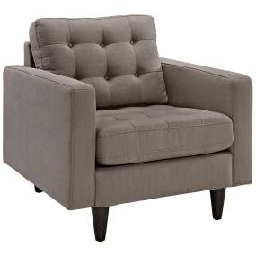 Empress Upholstered Fabric Armchair - East End Imports EEI-1013-GRA