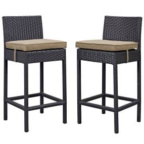 Lift Bar Stool Outdoor Patio Set of 2 - East End Imports EEI-1281-EXP-MOC