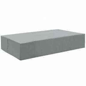 Immerse Convene / Sojourn / Summon Double Chaise Outdoor Patio Furniture Cover in Gray - East End Imports EEI-3134-GRY