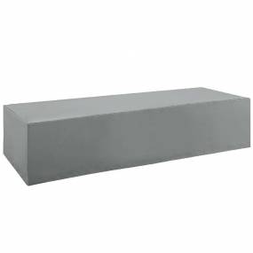 Immerse Convene / Sojourn / Summon Chaise Outdoor Patio Furniture Cover in Gray - East End Imports EEI-3136-GRY