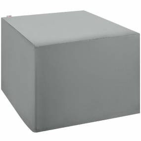 Immerse Convene / Sojourn / Summon Ottoman & Side Table Outdoor Patio Furniture Cover in Gray - East End Imports EEI-3139-GRY