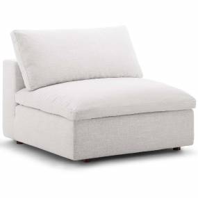 Commix Down Filled Overstuffed Armless Chair in Beige - East End Imports EEI-3270-BEI