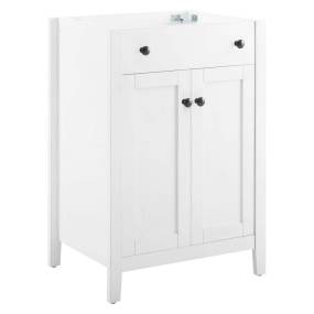 Nantucket 24" Bathroom Vanity Cabinet (Sink Basin Not Included) - East End Imports EEI-3875-WHI