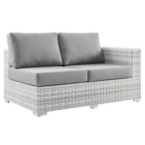Convene Outdoor Patio Right-Arm Loveseat - East End Imports EEI-4302-LGR-GRY