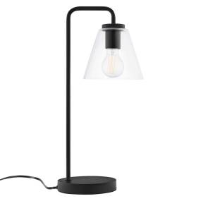 Element Glass Table Lamp in Black