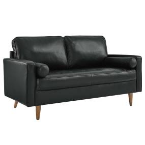 Valour Leather Loveseat - East End Imports EEI-5870-BLK