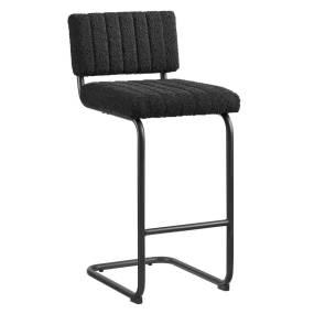 Parity Boucle Counter Stools - Set of 2 - East End Imports EEI-6471-BLK-BLK