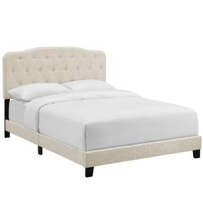 Amelia Full Upholstered Fabric Bed - East End Imports MOD-5839-BEI