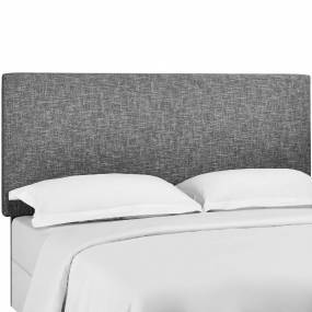 Taylor Full / Queen Upholstered Linen Fabric Headboard in Light Gray - East End Imports MOD-5880-LGR