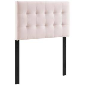 Lily Biscuit Tufted Twin Performance Velvet Headboard - East End Imports MOD-6118-PNK