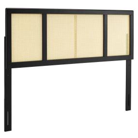 Delmare Cane King Headboard - East End Imports MOD-6202-BLK