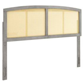 Halcyon Cane Full Headboard - East End Imports MOD-6203-GRY