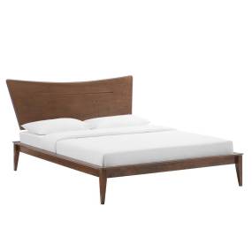 Astra Queen Wood Platform Bed - East End Imports MOD-6250-WAL