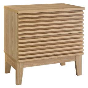 Render Two-Drawer Nightstand - East End Imports MOD-6964-OAK