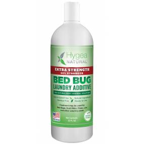 Bed Bug Extra Strength Laundry Additive Treatment 32 oz – New formula 66% stronger - Hygea Natural EXT-1004X