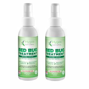 Bed Bug Treatment Travel Spray 3 oz- 2 pack - Hygea Natural EXTC-2507