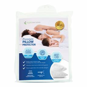 Premium King Size Bed Bug Pillow Cover 2pk 21" W x 37" - Hygea Natural HYB-KPL