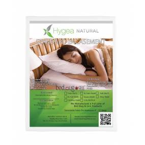 Standard Bed Bug Mattress Cover - XL Twin Size 39"x80"x9"-15" - Hygea Natural STD-1002
