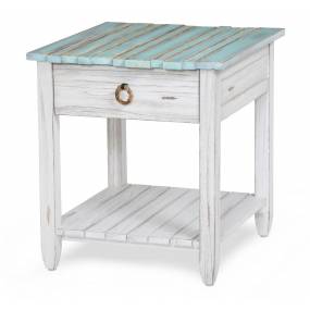 Picket Fence End Table - Sea Winds B78202-DBLEU/WH