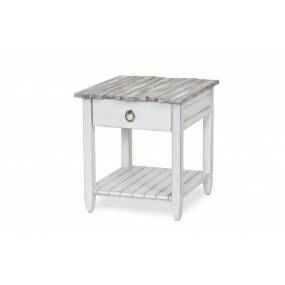 Picket Fence End Table - Sea Winds B78202-GREY/BLANC