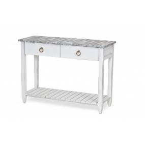Picket Fence Console Table - Sea Winds B78204-GREY/BLANC