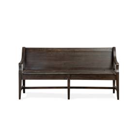 Wood Bench w/Back KD - Magnussen Home D4399-79