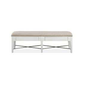 Wood Bench w/Upholstered Seat KD - Magnussen Home D4400-68