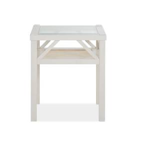 Wood Square End Table KD - Magnussen Home T5541-01
