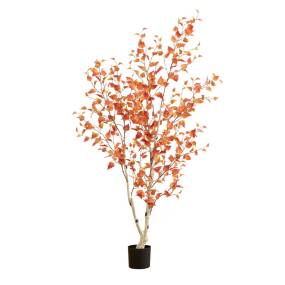 6ft. Autumn Birch Artificial Fall Tree - Nearly Natural T4547