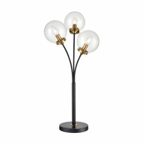 Boudreaux 32'' High 3-Light Table Lamp - Matte Black - Elk Lighting D4482