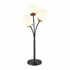 Boudreaux 32'' High 3-Light Floor Lamp - Matte Black - Elk Lighting D4582