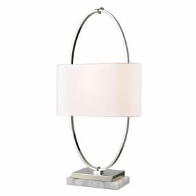 Gosforth 32'' High 1-Light Table Lamp - Polished Nickel - Elk Lighting H0019-9571