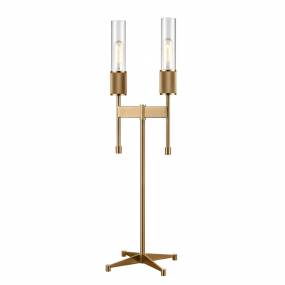 Beaconsfield 32'' High 2-Light Desk Lamp - Aged Brass - Elk Lighting H0019-9578