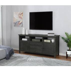 Vilo Home Country Solid Wood 65"  Gray TV Stand with 2 Drawers and 2 Doors - Vilo Home VH6506
