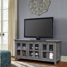 Vilo Home Milos 70" Solid Wood Gray TV Stand with Distressed Design - Vilo Home VH9206