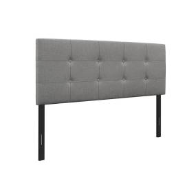 Rylan Upholstered Button Tufted Full Headboard in Grey - CasePiece USA  C80066-311