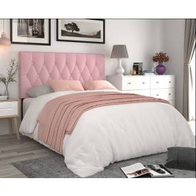 Brianna Upholstered Crystal Tufted Queen Headboard in Pink - CasePiece USA  C80090-541