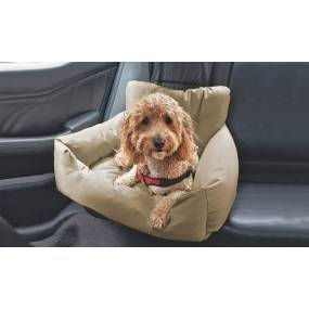 Precious Tails Seat Belt Compatible Travel Pet Bed - Precious Tails E1915WTB-KHA